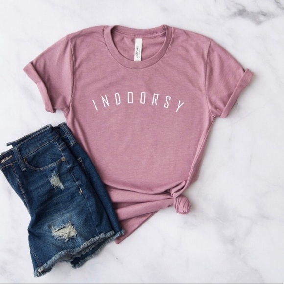 Tops - Indoorsy T-shirt • Handmade